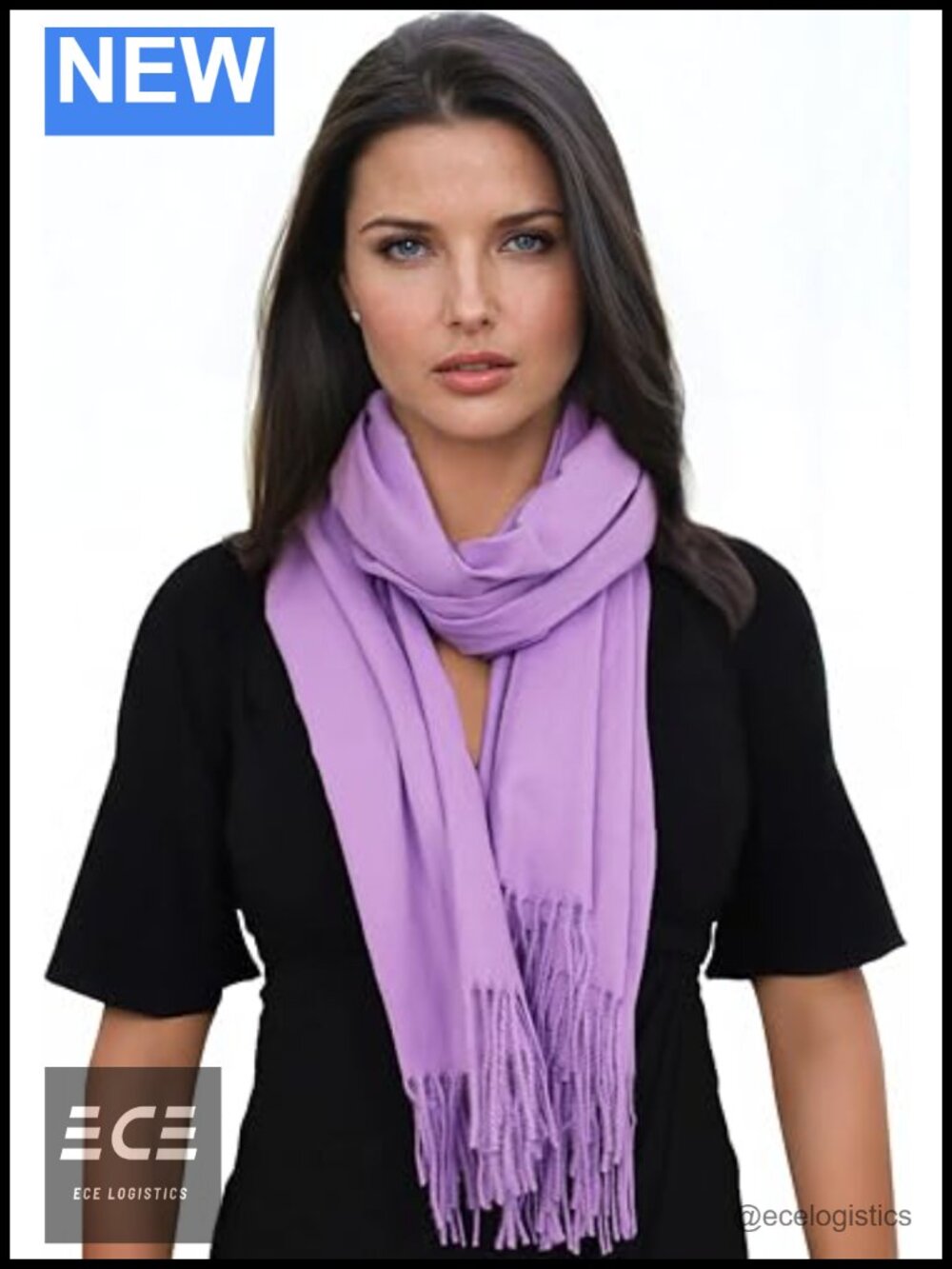 100% Pashmina Scarf Shawl Wrap Oversized Women's Warm Soft